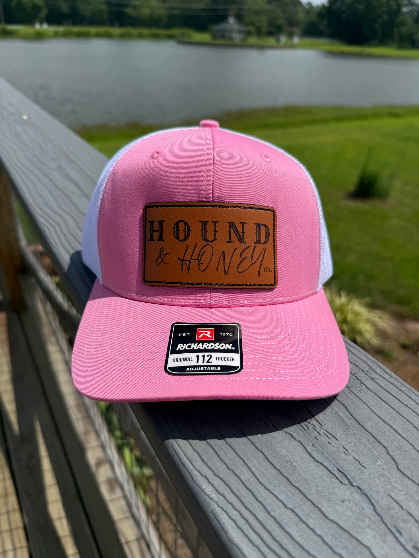 Pink 112 w/ Leather Patch