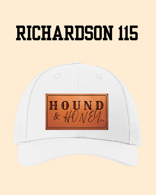 White 115 Leather Patch